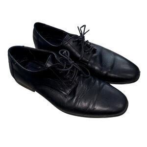 Giorgio Brutini Men's Leather Lace Up Oxford Dress Shoes Black Size 8.5M